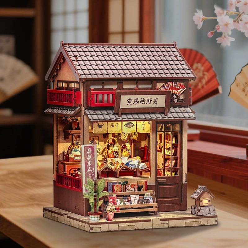 Miniatyrhusmodellset Tsukino Eogi-dou 19 x 14 cm