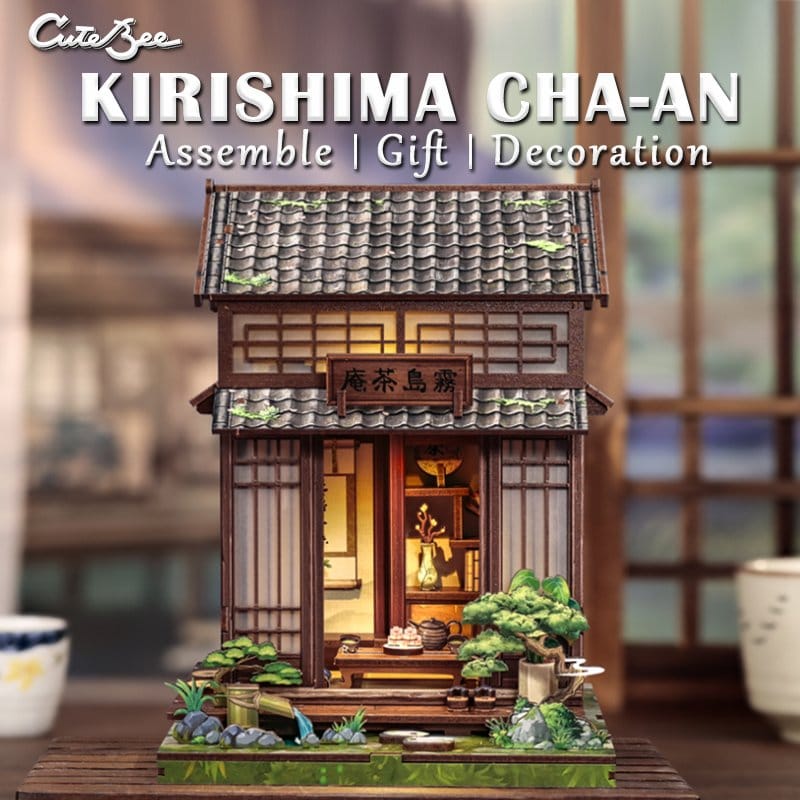 Miniatyrhusmodell-kit Kirishima Cha-an 19 x 14 cm