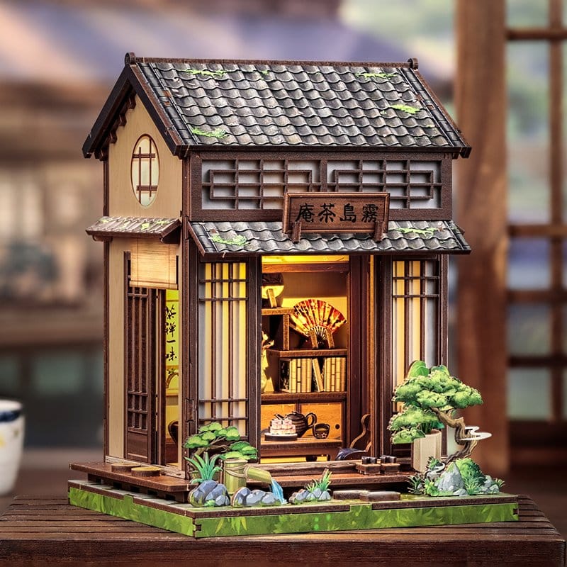 Miniatyrhusmodell-kit Kirishima Cha-an 19 x 14 cm