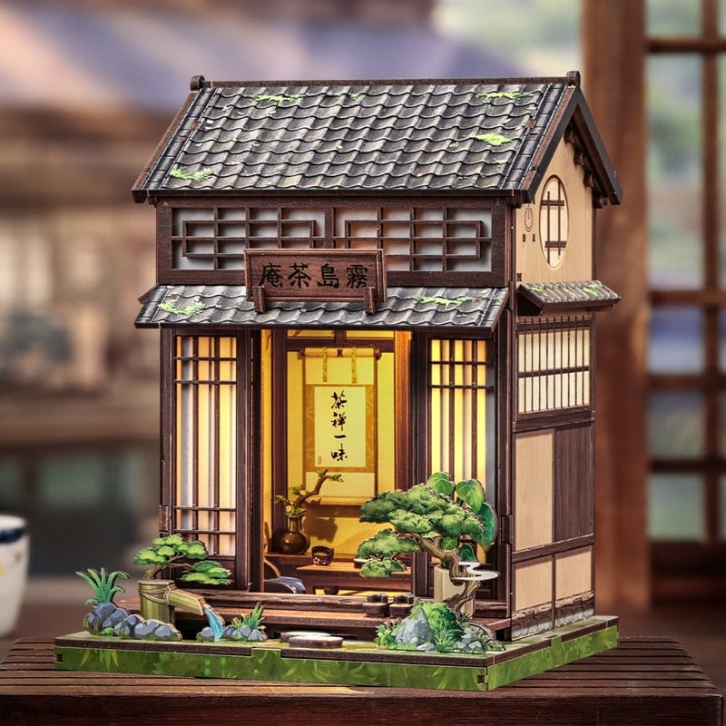 Miniatyrhusmodell-kit Kirishima Cha-an 19 x 14 cm