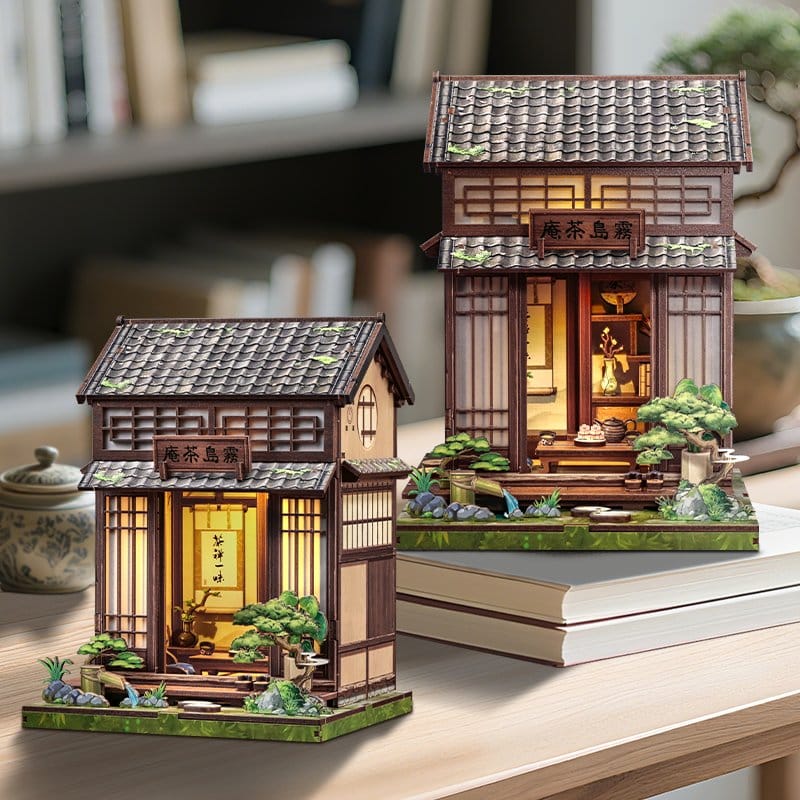 Miniatyrhusmodell-kit Kirishima Cha-an 19 x 14 cm