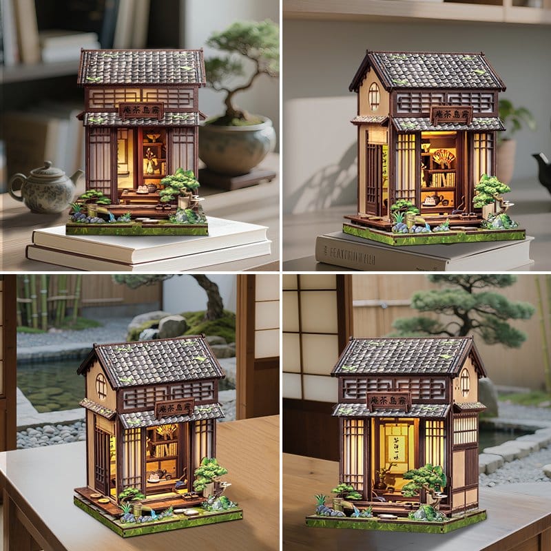 Miniatyrhusmodell-kit Kirishima Cha-an 19 x 14 cm