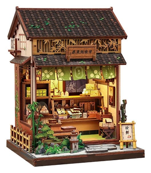 Miniatyrhusmodellkit Kanmi-dokoro Kurihara 19 x 15 cm