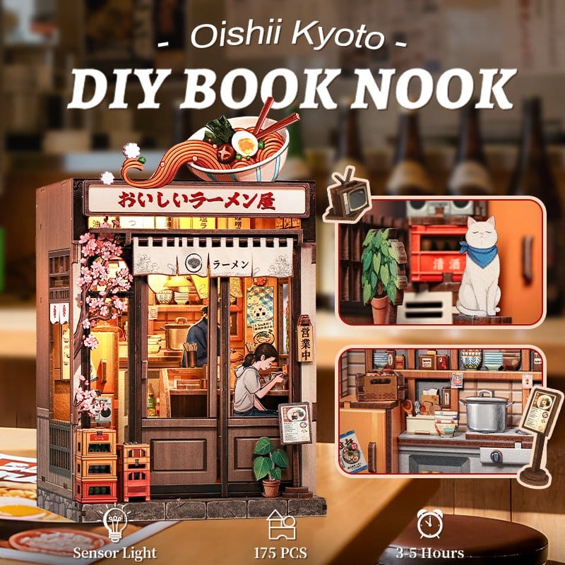 Minatyrhusmodellkit Oishii Kyoto 22 x 13 cm
