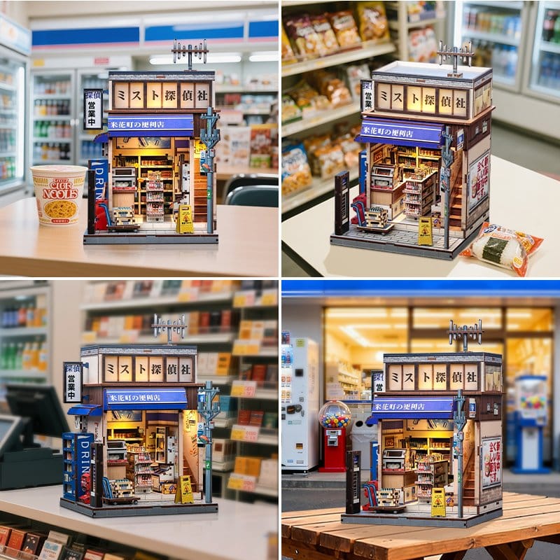 Miniatyrhusmodellset Beika-cho Convenience Store 22 x 15 cm