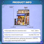 Miniatyrhusmodellset Beika-cho Convenience Store 22 x 15 cm