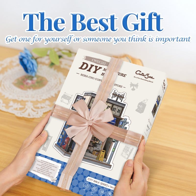 Miniatyrhusmodellset Beika-cho Convenience Store 22 x 15 cm