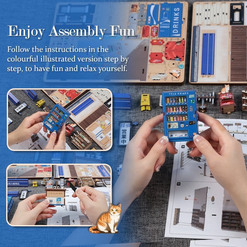 Miniatyrhusmodellset Beika-cho Convenience Store 22 x 15 cm