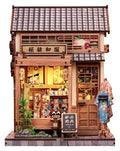 Minihus modellbyggsats Sakura och Kimono-butik 19 x 14 cm