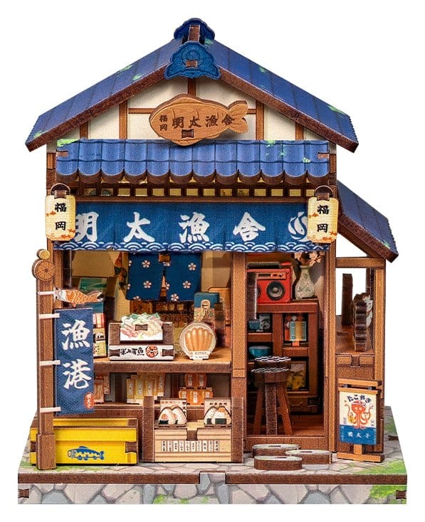 Miniatyrhus byggsats Fukuoka Mentaiko Kitchen 11 x 9 cm