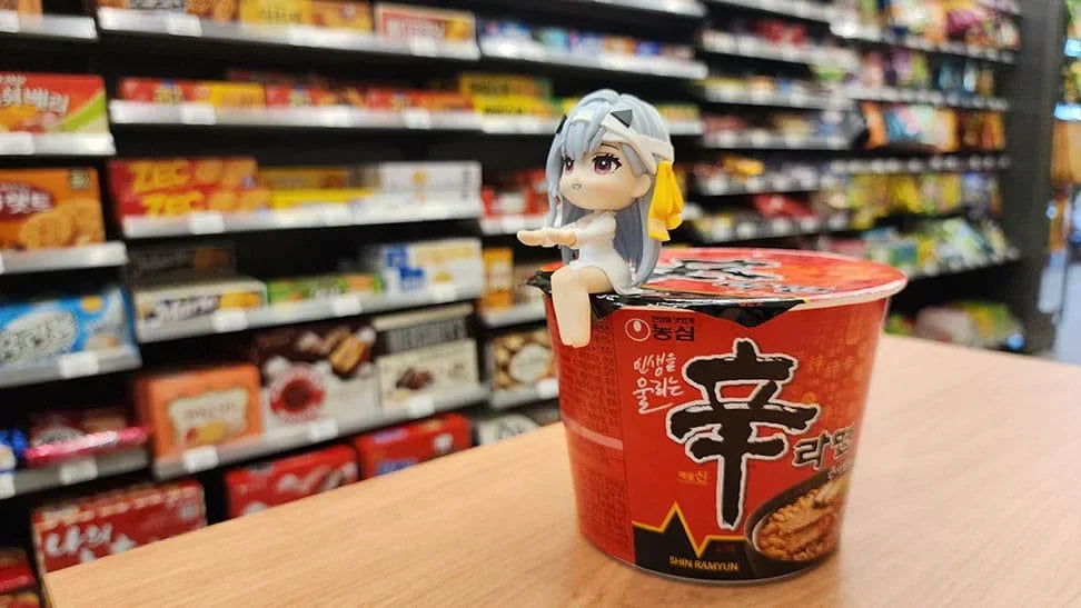 Goddess of Victory: Nikke Cup Noodle Holder PVC Statue 8 cm ClawsUp