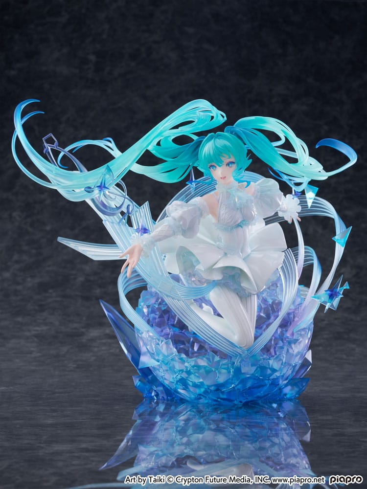 Hatsune Miku PVC Figur 1/7 - Crystal Dress Ver. 22 cm CyberZ