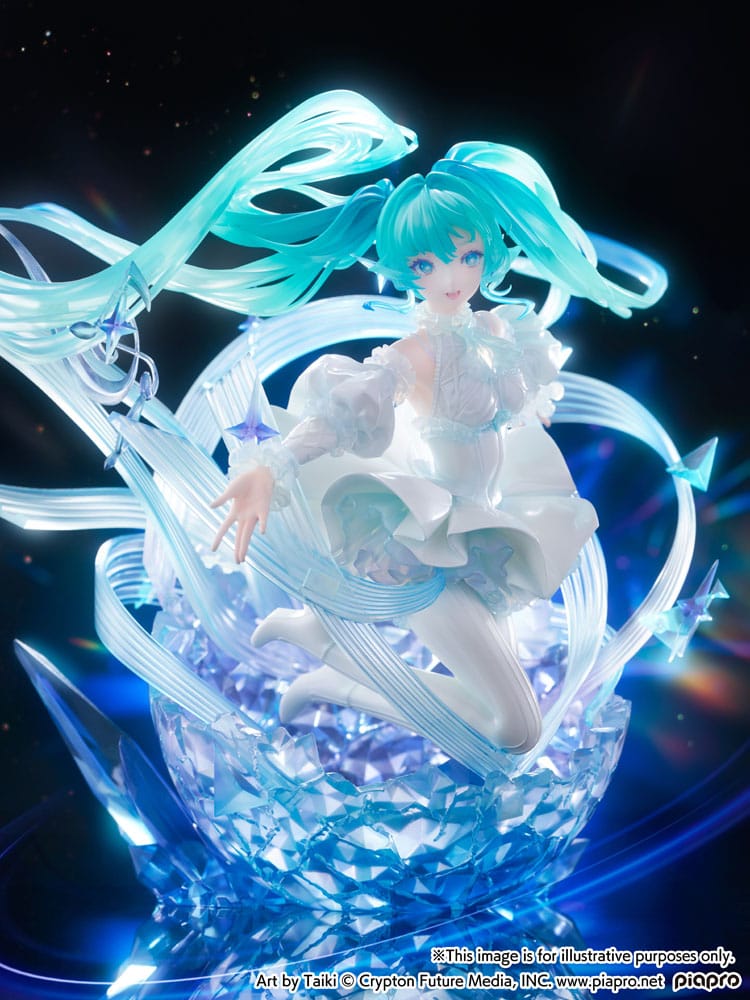 Hatsune Miku PVC Figur 1/7 - Crystal Dress Ver. 22 cm CyberZ