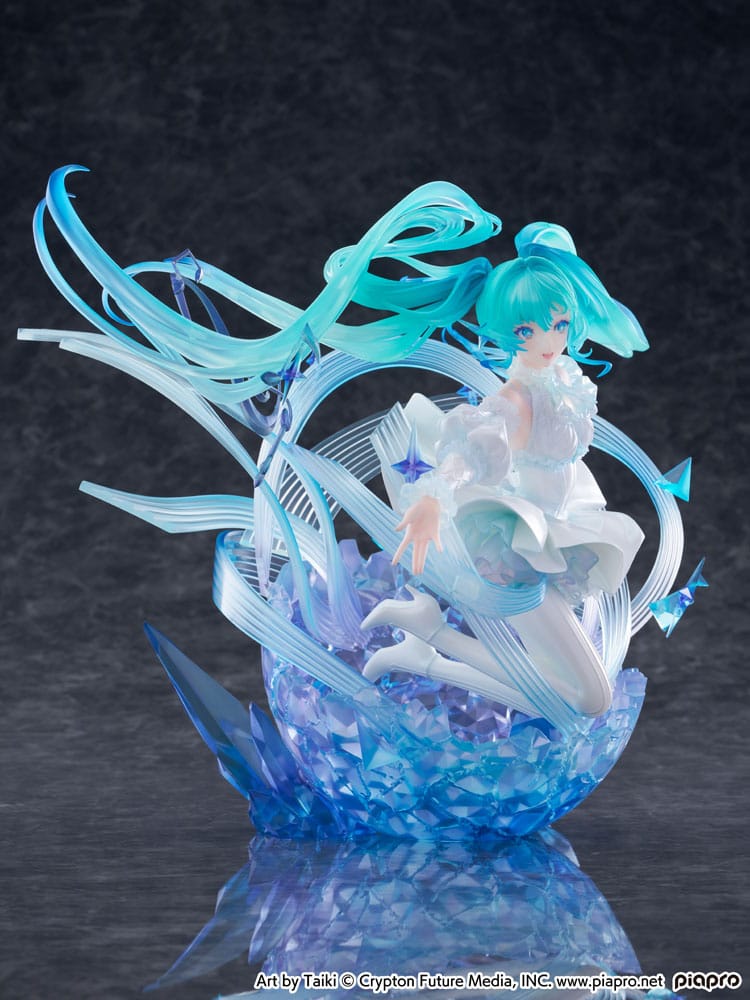 Hatsune Miku PVC Figur 1/7 - Crystal Dress Ver. 22 cm CyberZ