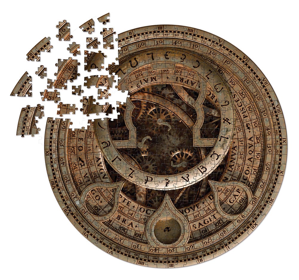Uncharted Jigsaw Puzzle Cipher Disk Circular Deluxe (500 bitar) Dark Horse