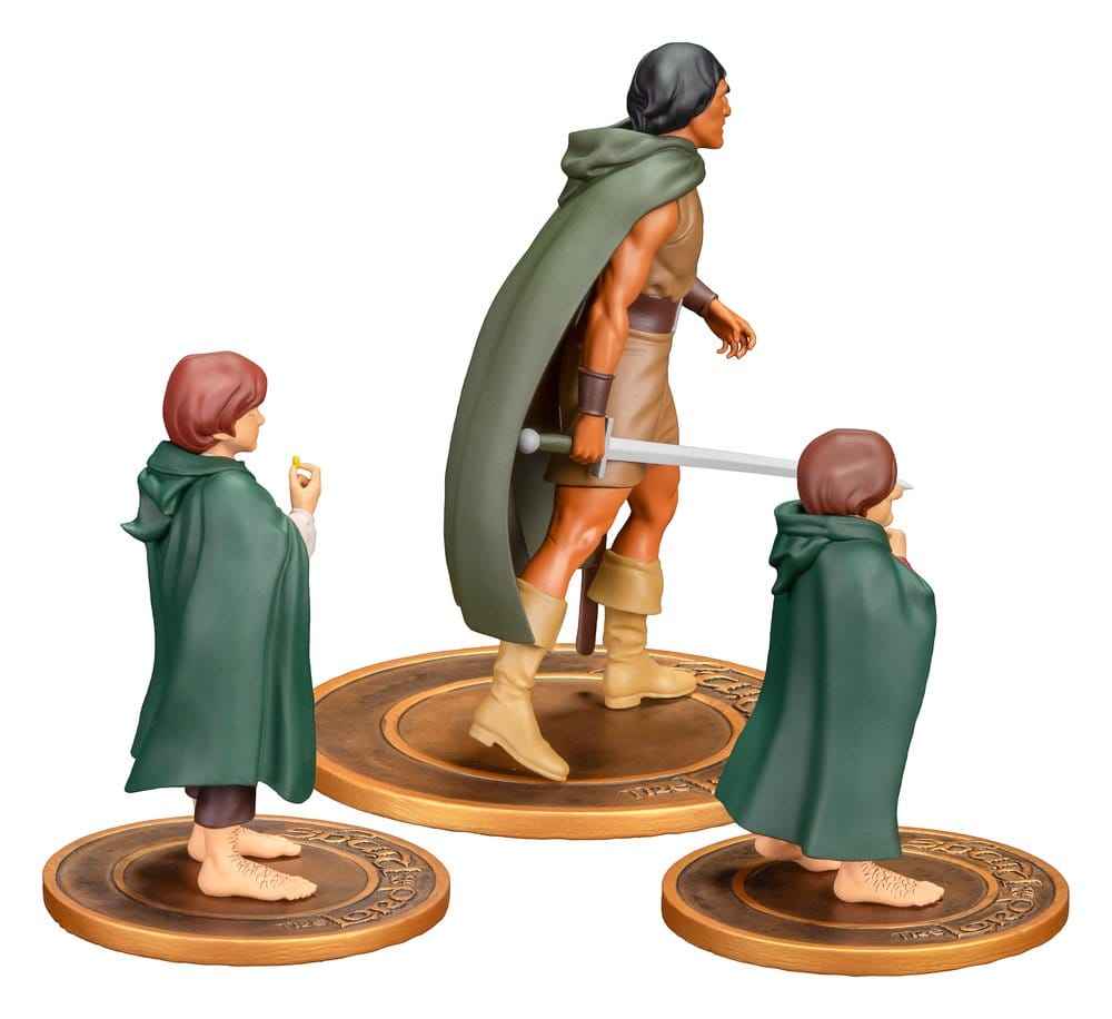 Sagan om Ringen Animerade Film PVC-Figurer 3-Pack Frodo, Aragorn och Samwise