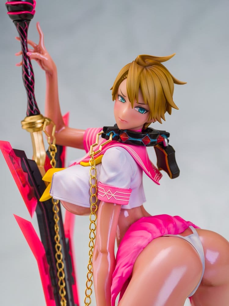 Original Character Mahou Shoujo Series Statue 1/6 Rui Asuka Pink Summer Sailor Ver. Illustration by Raita 29 cm