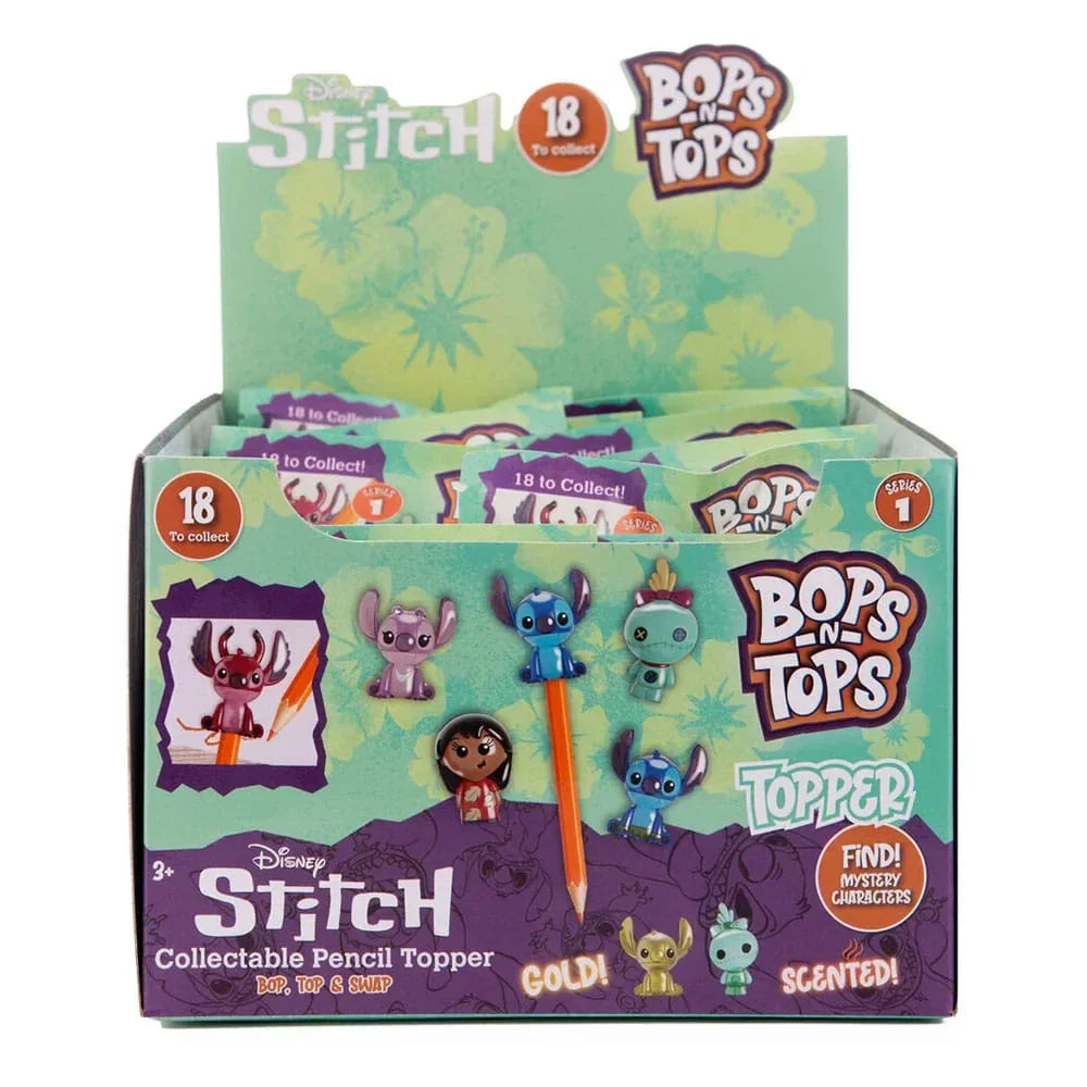 Lilo & Stitch Bops & Tops Toppers Display (12) CyP Brands