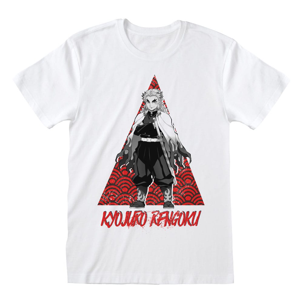 Demon Slayer T-Shirt Rengoku Tri - Högkvalitativ och Officiell Heroes Inc
