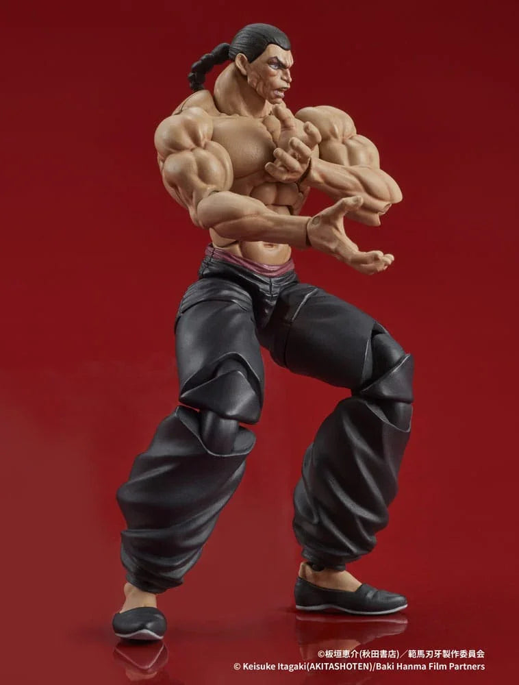 Baki Hanma Digaction Action Figur Retsu Kaioh 7 cm Digism