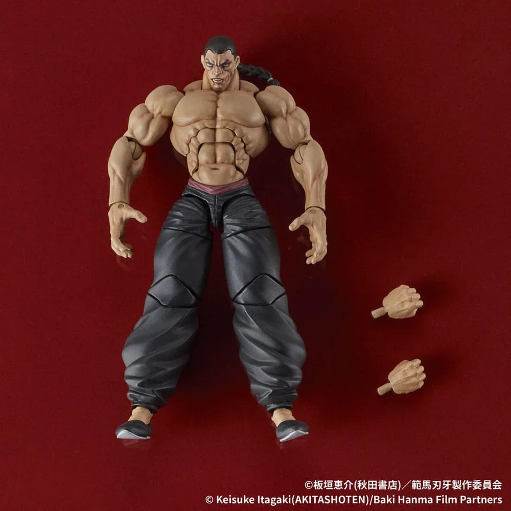 Baki Hanma Digaction Action Figur Retsu Kaioh 7 cm Digism