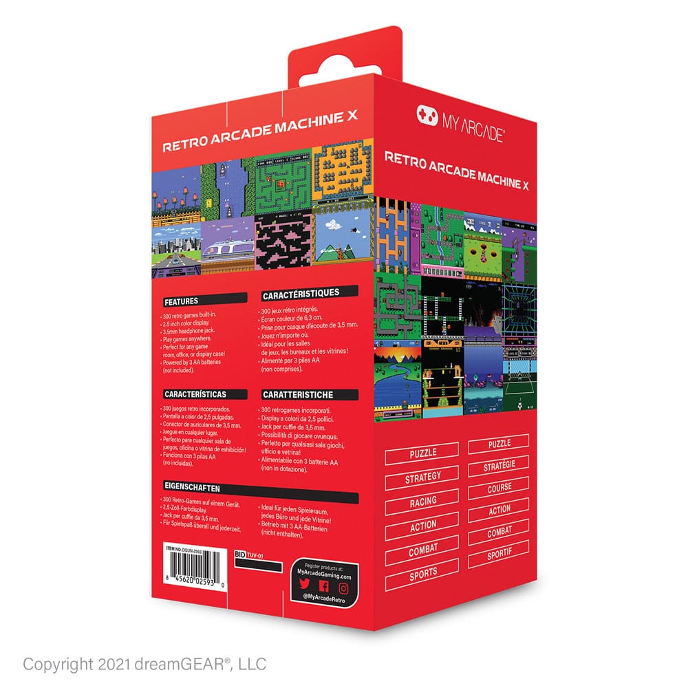 My Arcade Portable Gaming System Retro Arcade Machine X My Arcade