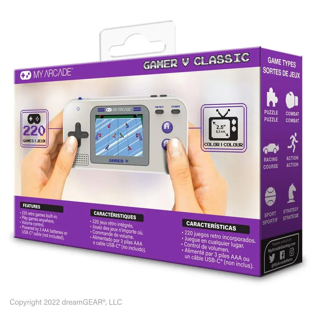 My Arcade Portable Gaming System Gamer V Classic My Arcade