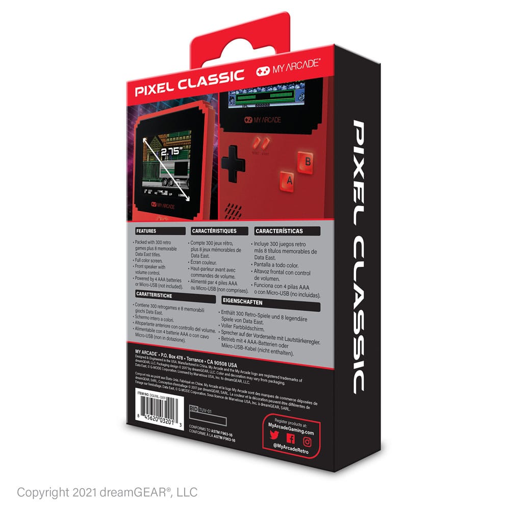 My Arcade Portable Gaming System Pixel Classic My Arcade