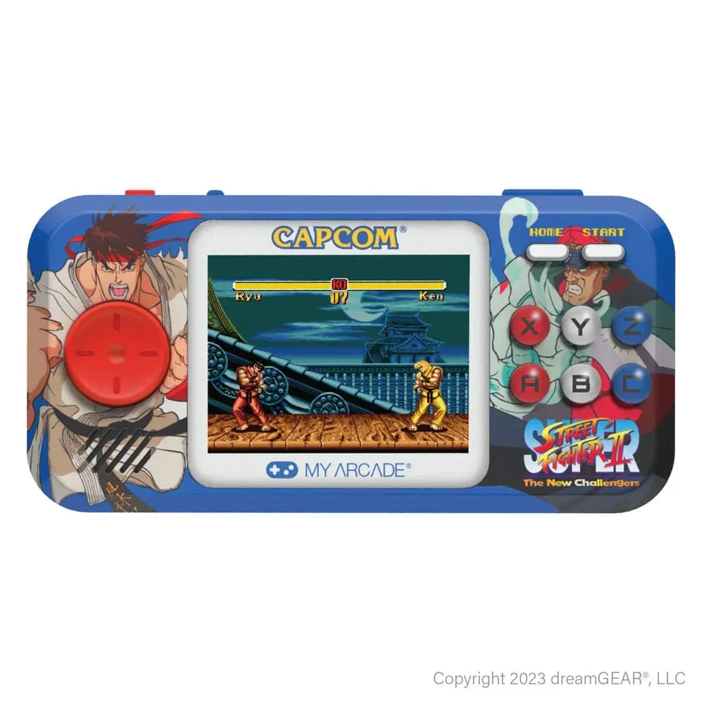 Super Street Fighter II Portable Gaming System Pocket Player Pro My Arcade