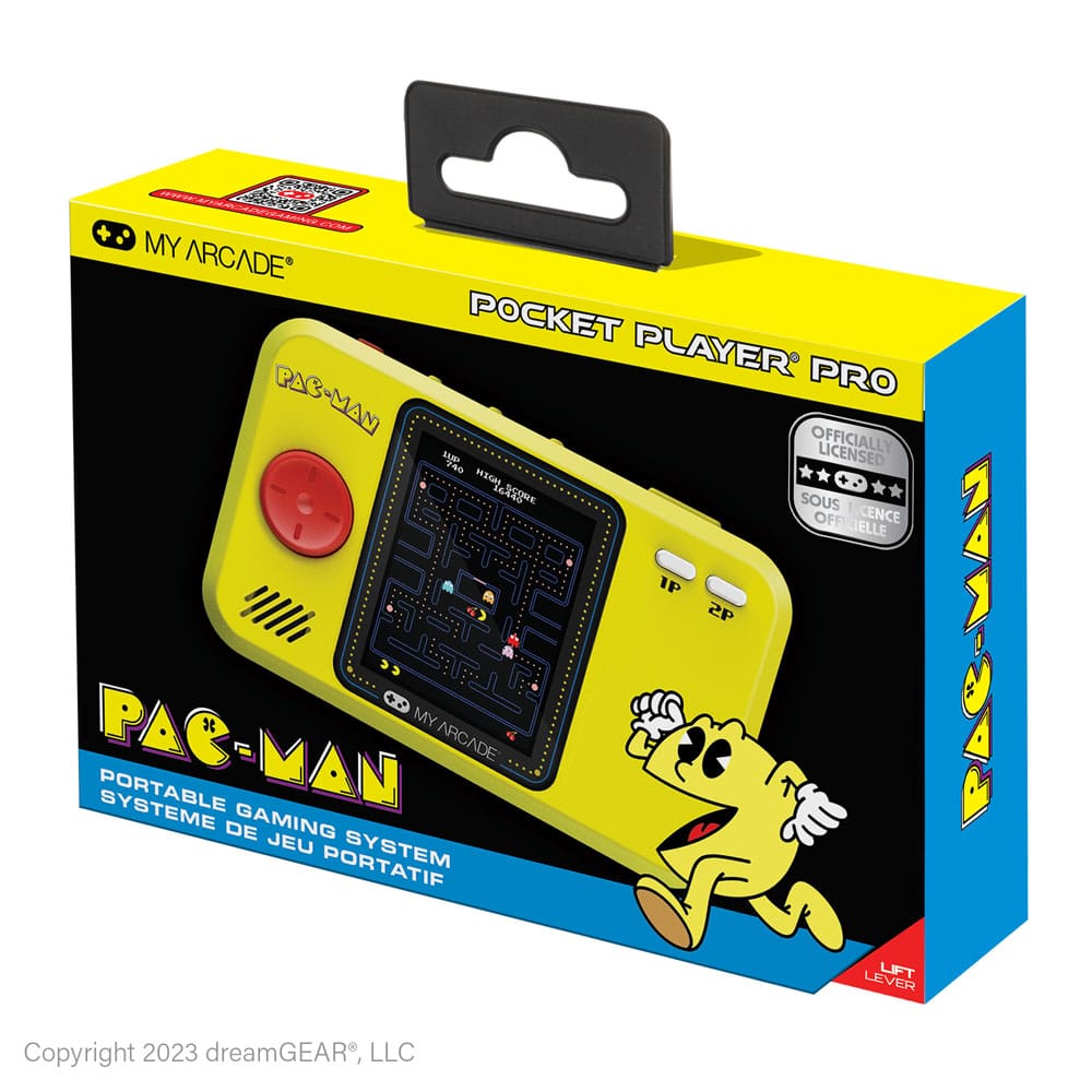 Pac-Man Portable Gaming System Pocket Player Pro My Arcade