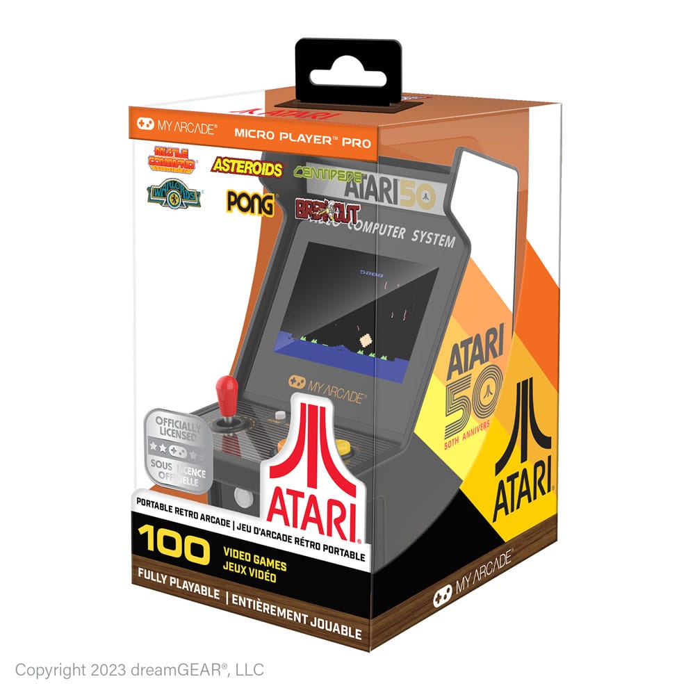 Atari Portable Retro Arcade Micro Player Pro My Arcade