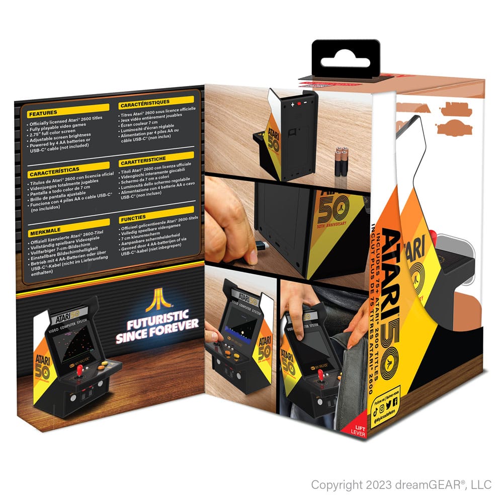 Atari Portable Retro Arcade Micro Player Pro My Arcade