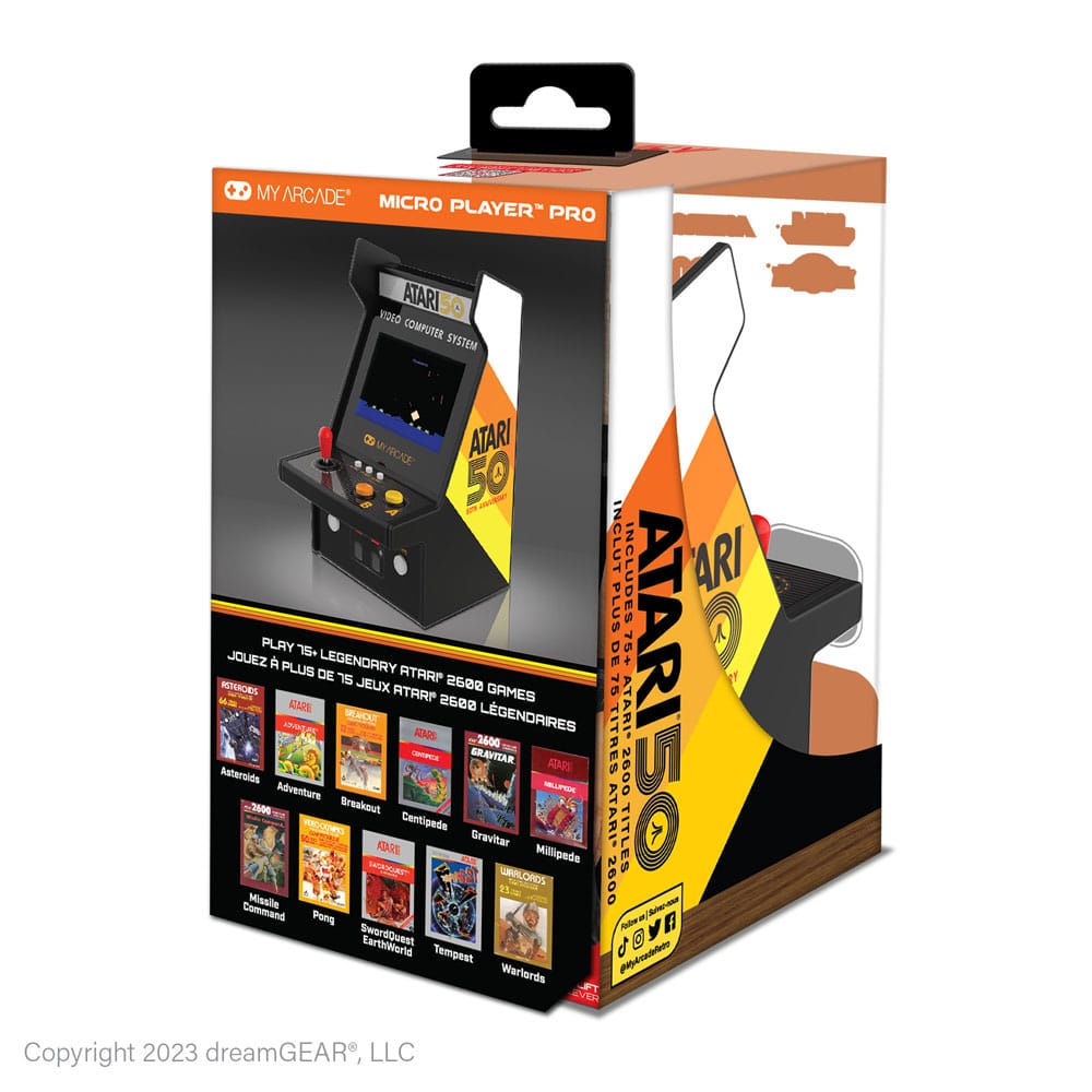 Atari Portable Retro Arcade Micro Player Pro My Arcade