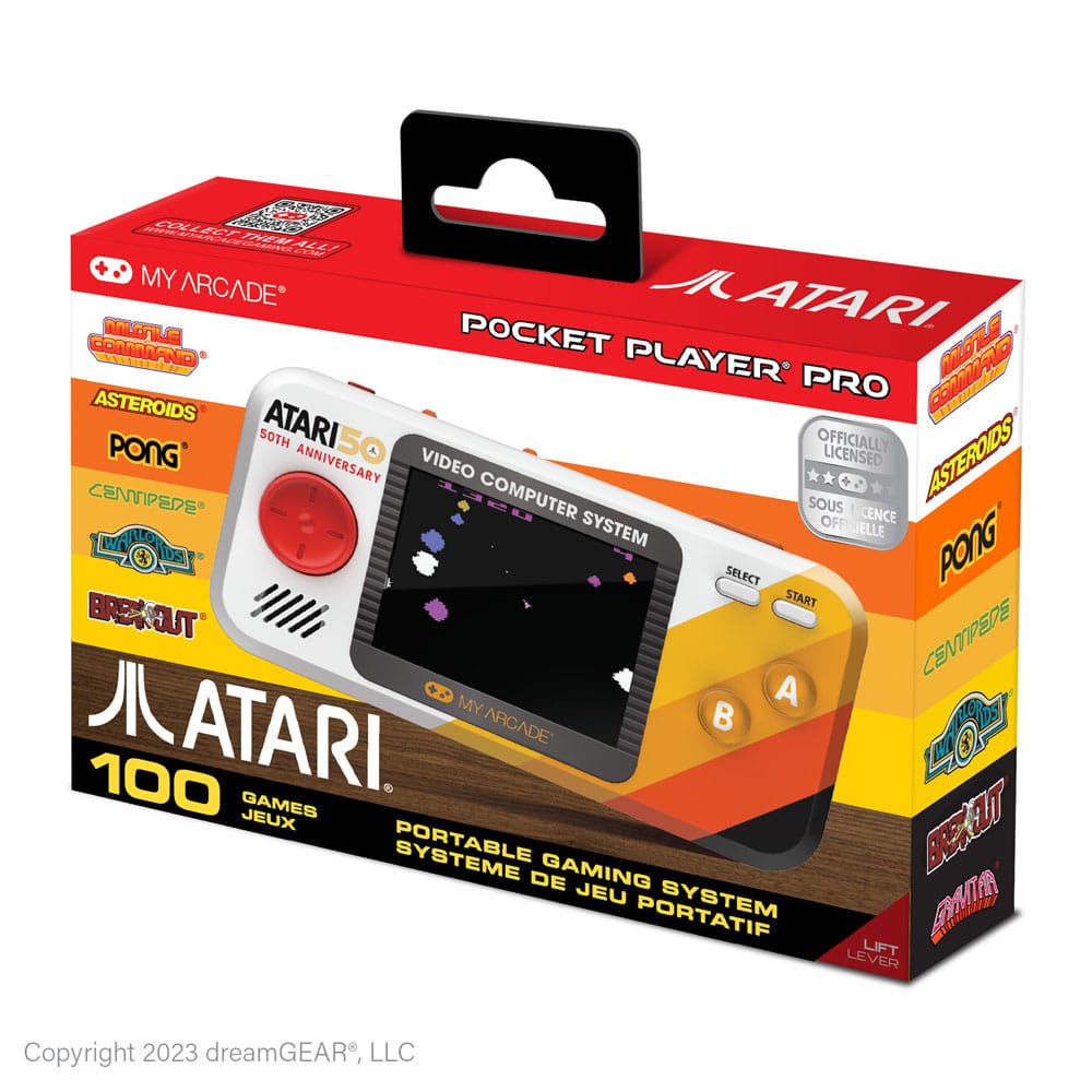Atari Portable Gaming System Pocket Player Pro My Arcade