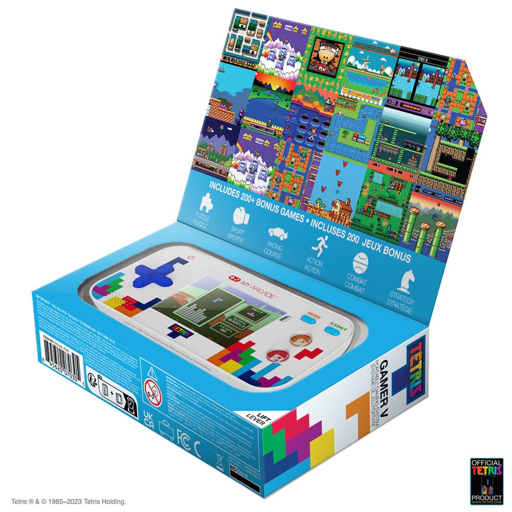 Tetris Portable Video Gaming System Gamer V My Arcade