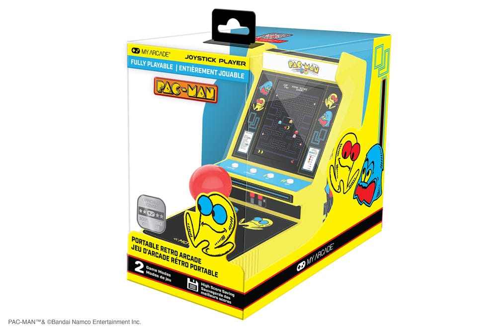 Pac-Man Bärbar Retro Arcade Joystick Spelare My Arcade