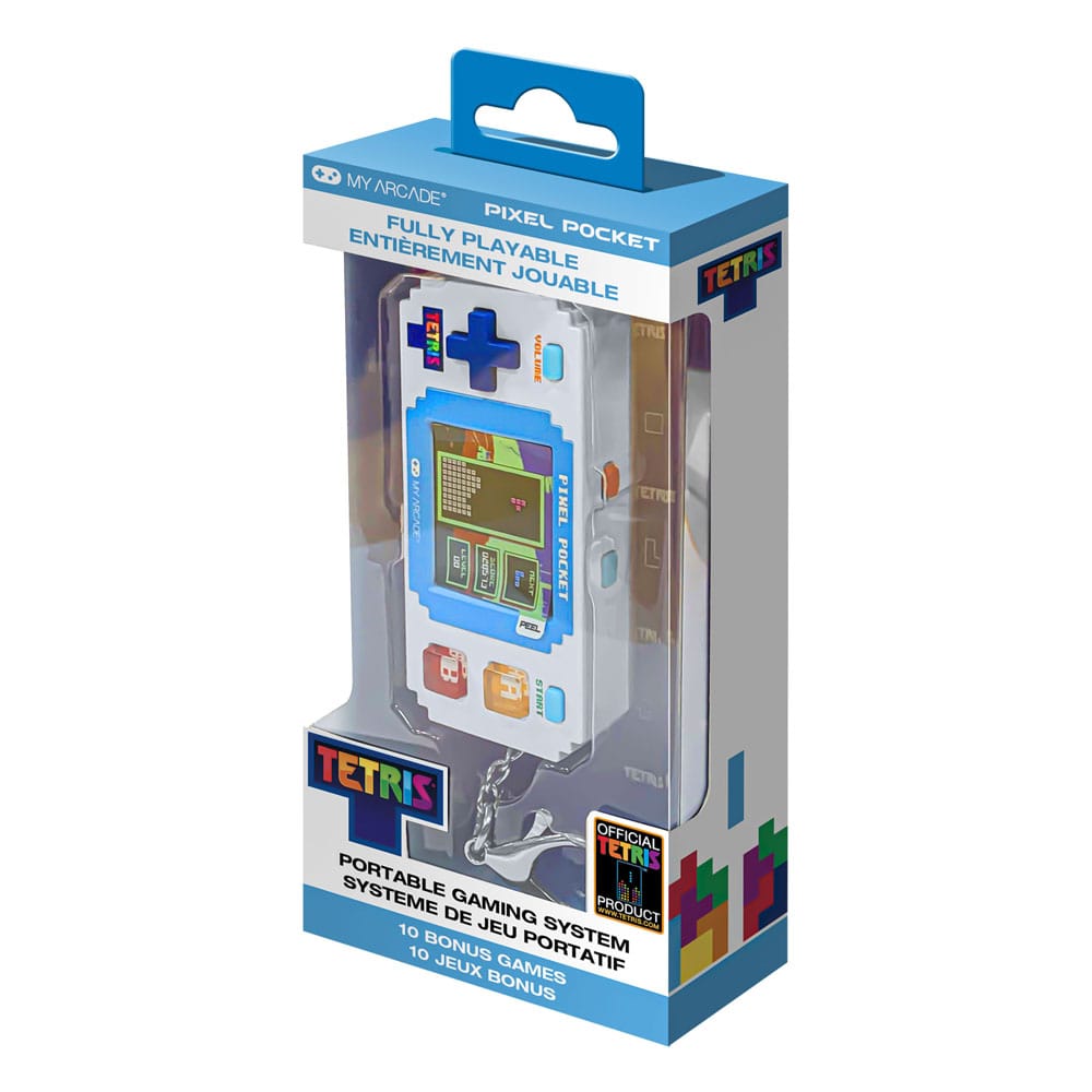 Tetris Mini Portable Gaming System Pixel Pocket Display (12) My Arcade