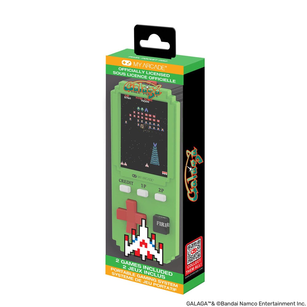 Galaga Portable Gaming System Pixel Pocket Pro My Arcade