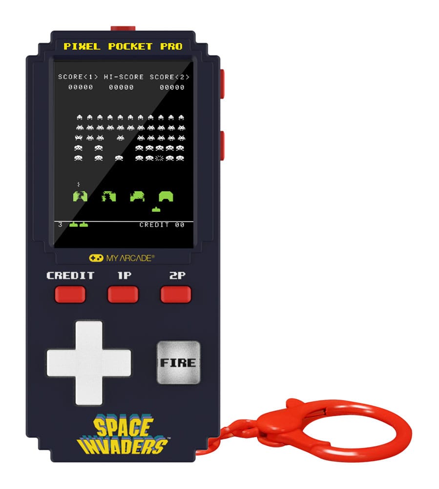 Space Invaders Portable Gaming System Pixel Pocket Pro My Arcade