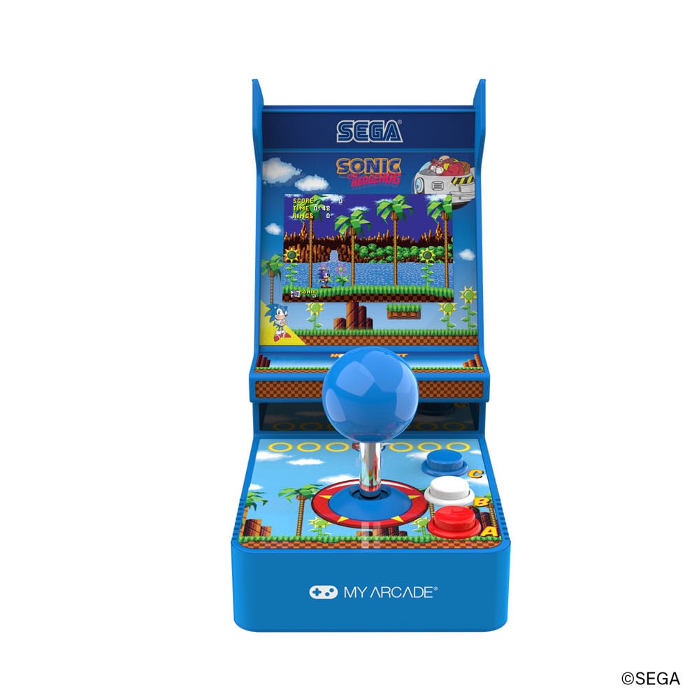 Sonic The Hedgehog Bärbar Retro Arcade Joystick Spelare My Arcade