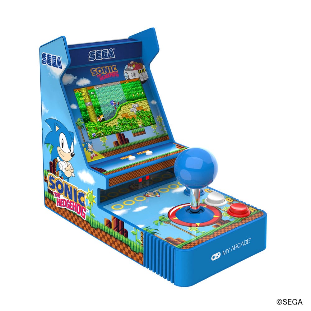 Sonic The Hedgehog Bärbar Retro Arcade Joystick Spelare My Arcade