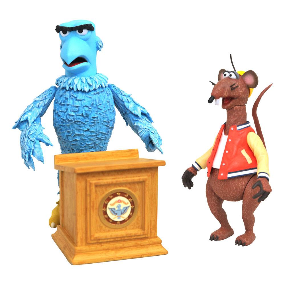 The Muppets Select Action Figur 2-Pack Sam the Eagle & Rizzo the Rat 13 cm Diamond Select