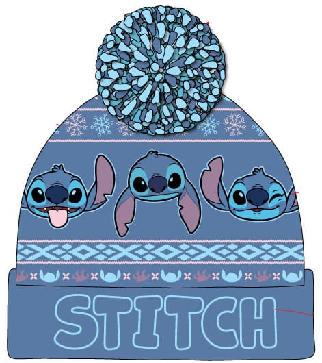 Lilo & Stitch Pom-Pom Mössa Mörkblå