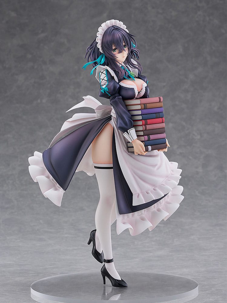 Original Illustration PVC Figur 1/6 Maid Maison Hanikami Kanojo Hikage Chigami Illustration by Piromizu 28 cm