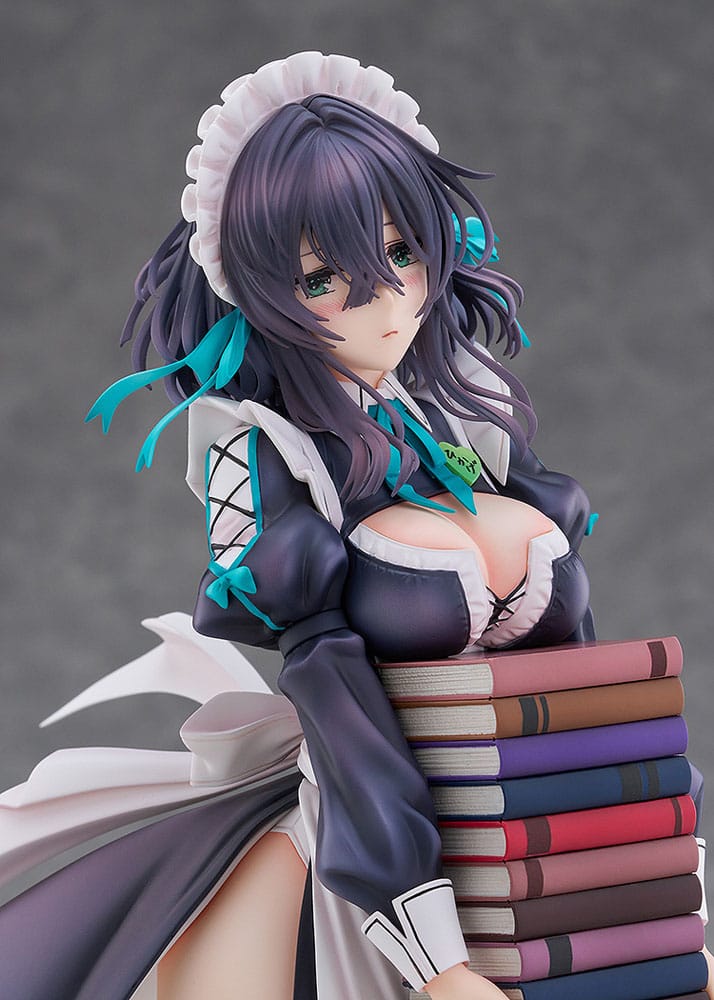 Original Illustration PVC Figure 1/6 Maid Maison Hanikami Kanojo Hikage Chigami Illustration by Piromizu 28 cm