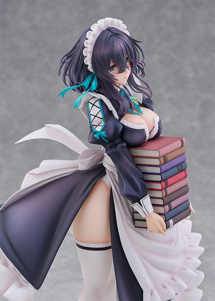Original Illustration PVC Figure 1/6 Maid Maison Hanikami Kanojo Hikage Chigami Illustration by Piromizu 28 cm