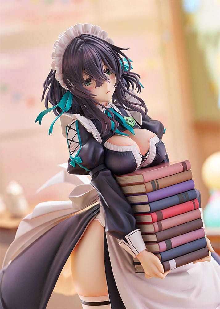 Original Illustration PVC Figure 1/6 Maid Maison Hanikami Kanojo Hikage Chigami Illustration by Piromizu 28 cm
