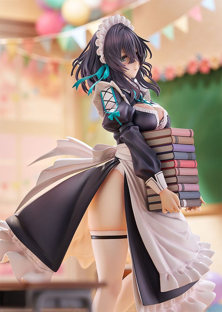 Original Illustration PVC Figure 1/6 Maid Maison Hanikami Kanojo Hikage Chigami Illustration by Piromizu 28 cm