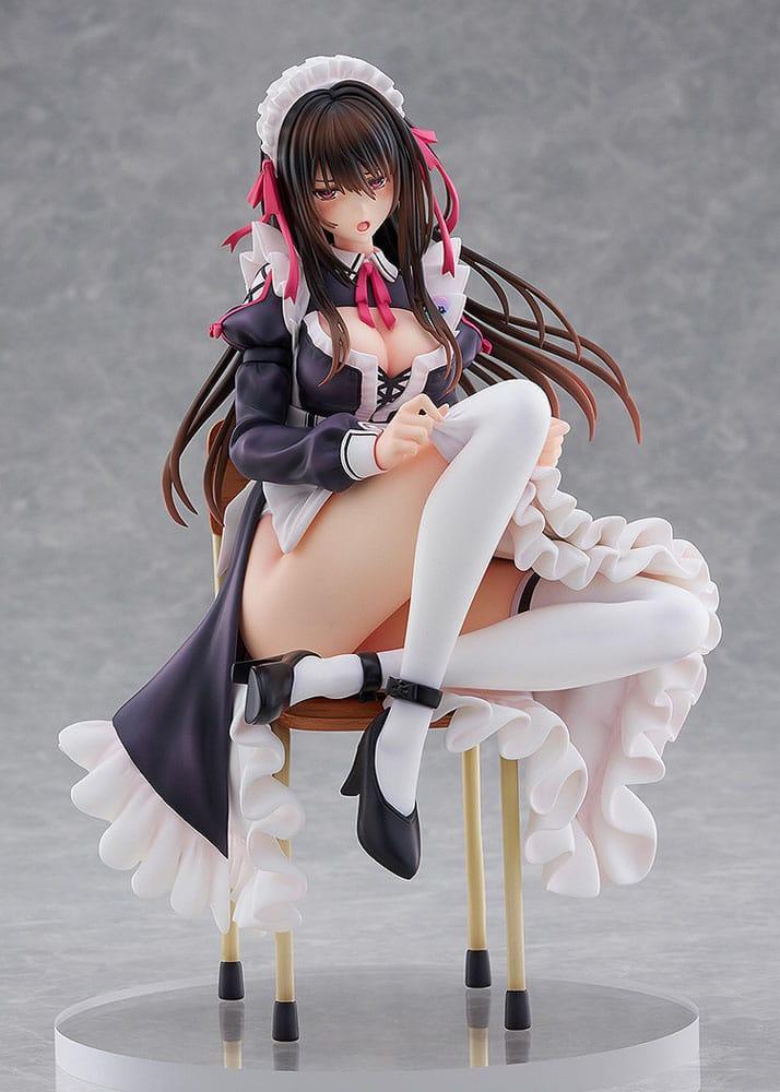 Hanikami Kanojo PVC Figur 1/6 Maid Maison Kasane Minazumi Illustration av Piromizu 21 cm DMM Factory