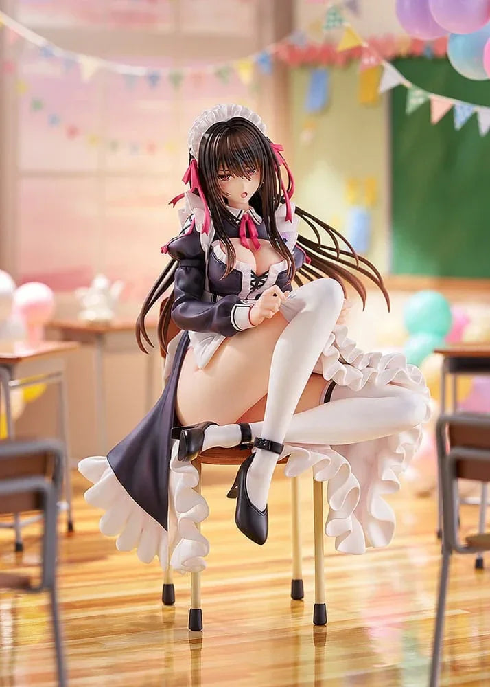 Hanikami Kanojo PVC Figur 1/6 Maid Maison Kasane Minazumi Illustration av Piromizu 21 cm DMM Factory